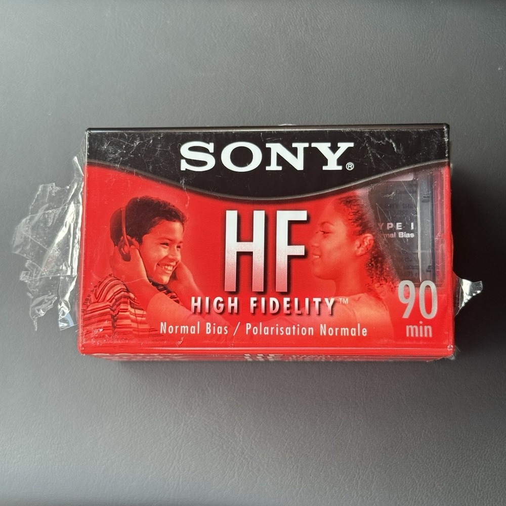 Sealed New 3 Sony HF High Fidelity Normal Bias Blank Cassette Tape C-90HFL
